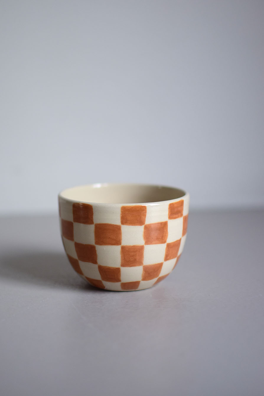 cappuccino kopje - ruit Teddy