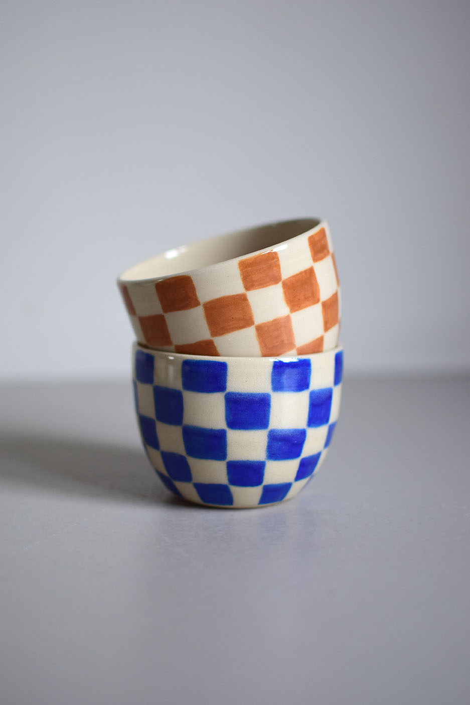 cappuccino kopje - ruit Teddy - Afbeelding 3