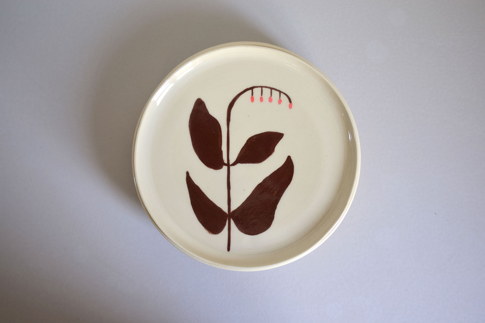 Ontbijtbord bloemen 5 - Afbeelding 2