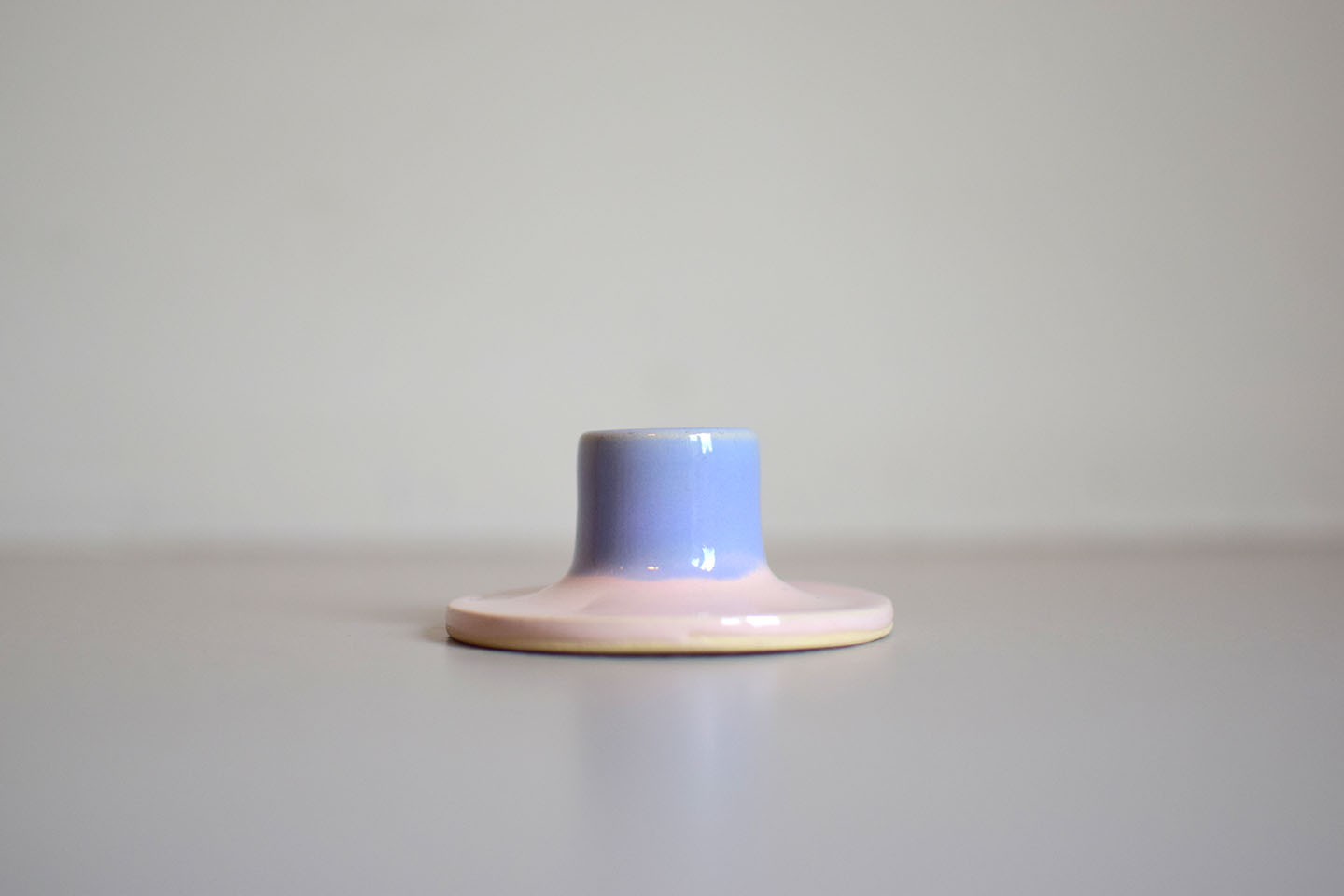 Mini kandelaar lavendel/roze - Afbeelding 3