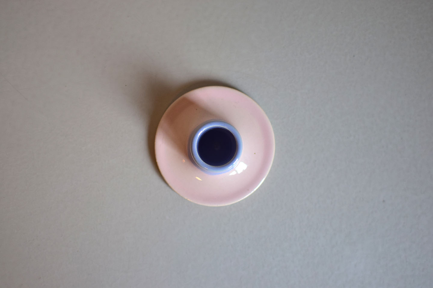 Mini kandelaar lavendel/roze - Afbeelding 2