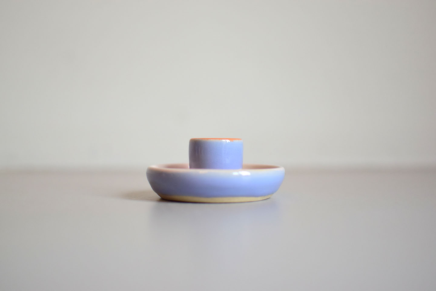 Mini kandelaar roze/oranje/lavendel - Afbeelding 4