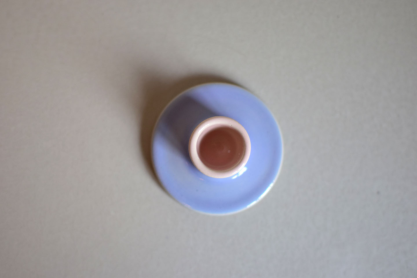 Mini kandelaar roze/lavendel - Afbeelding 3