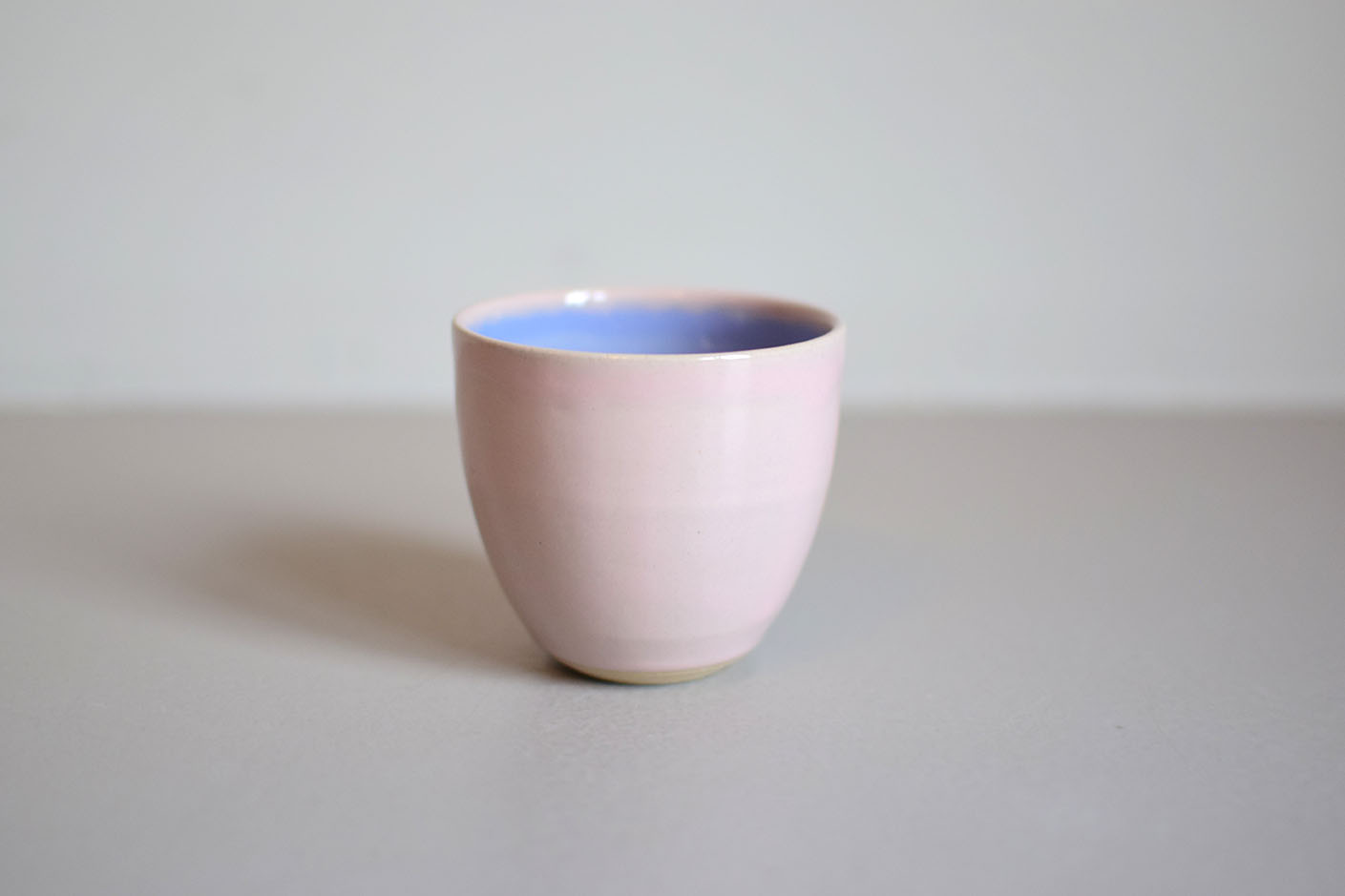 koffiekopje - roze/lavendel