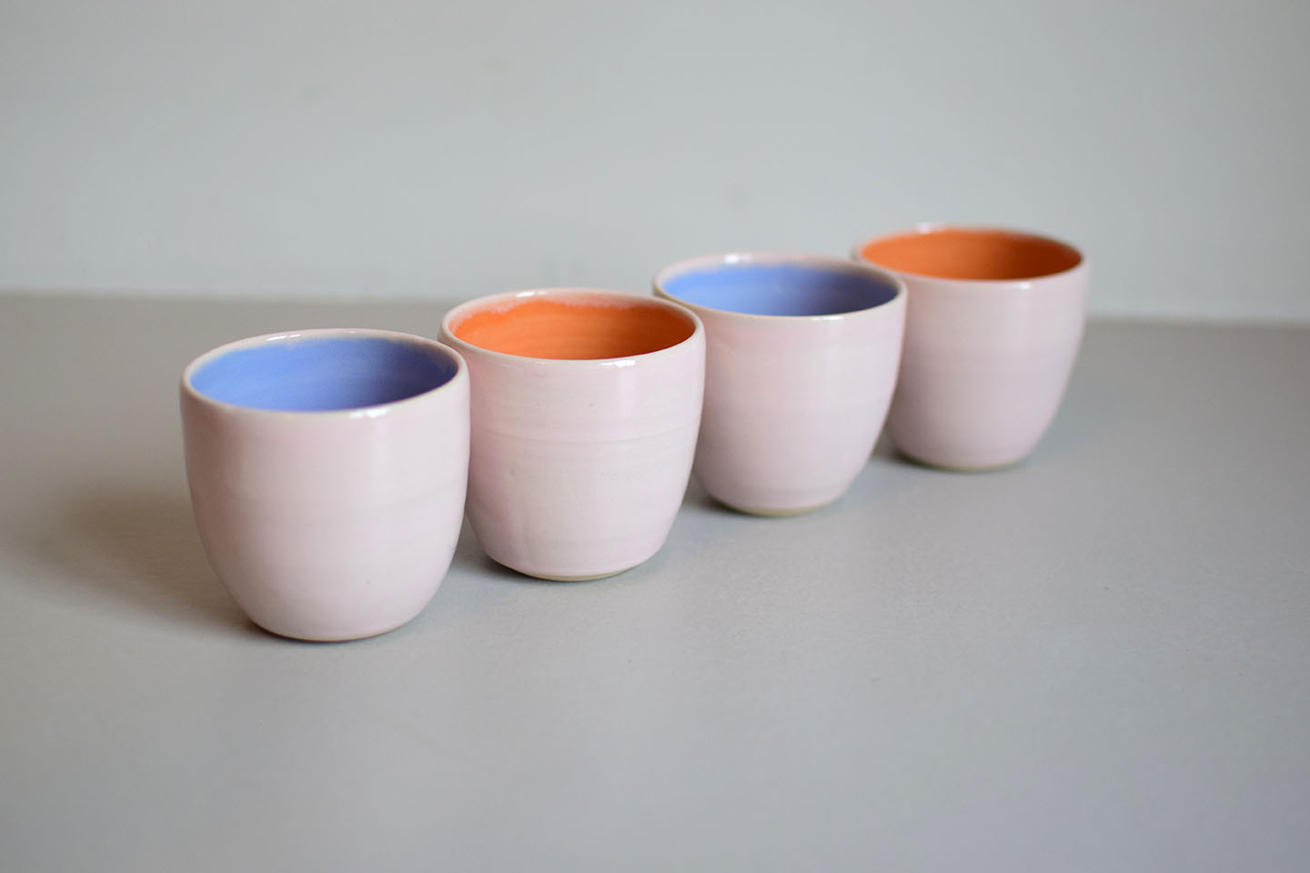 koffiekopje - roze/oranje - Afbeelding 2