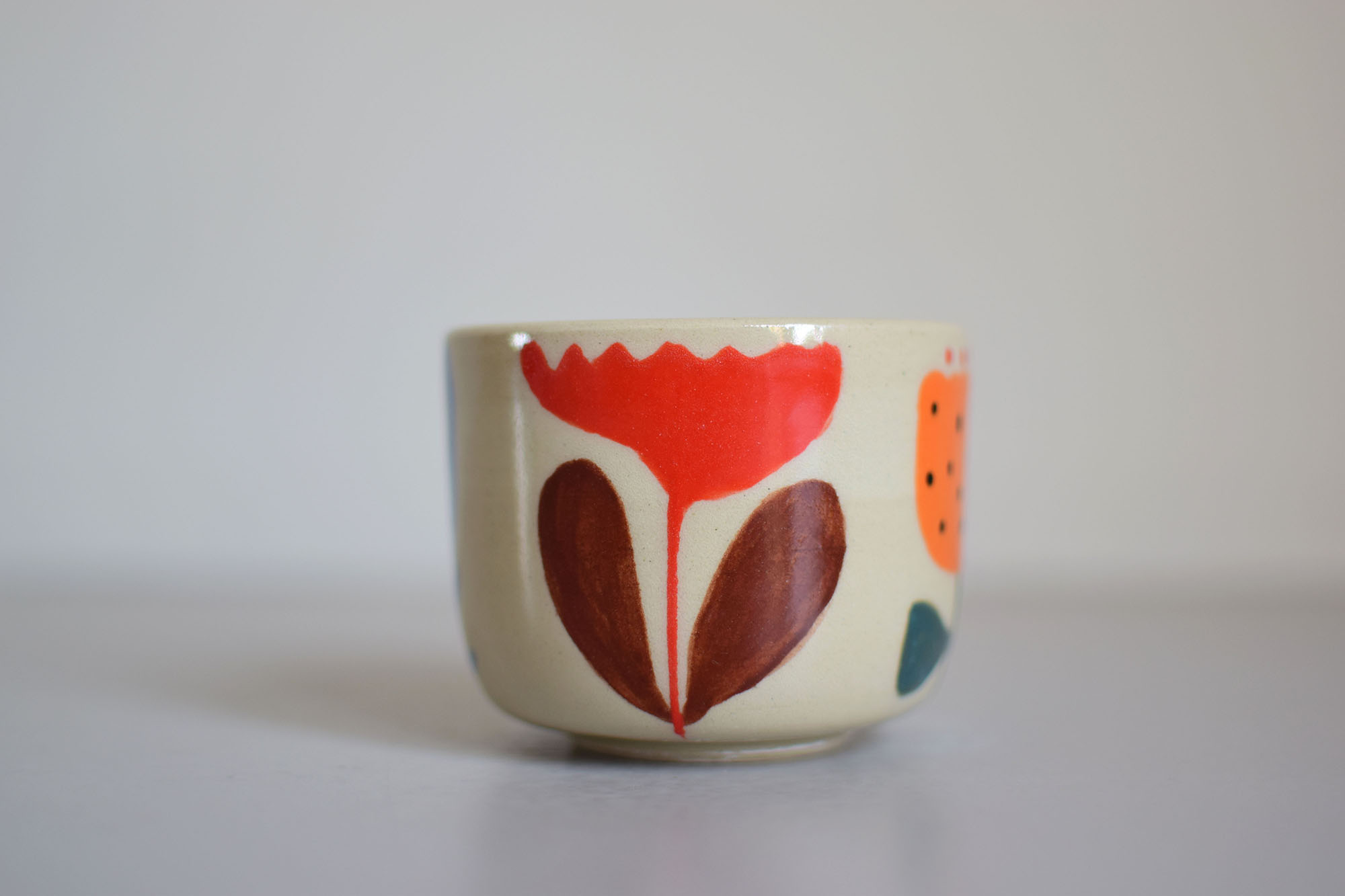 Bloemenkopje met voetje - Afbeelding 3