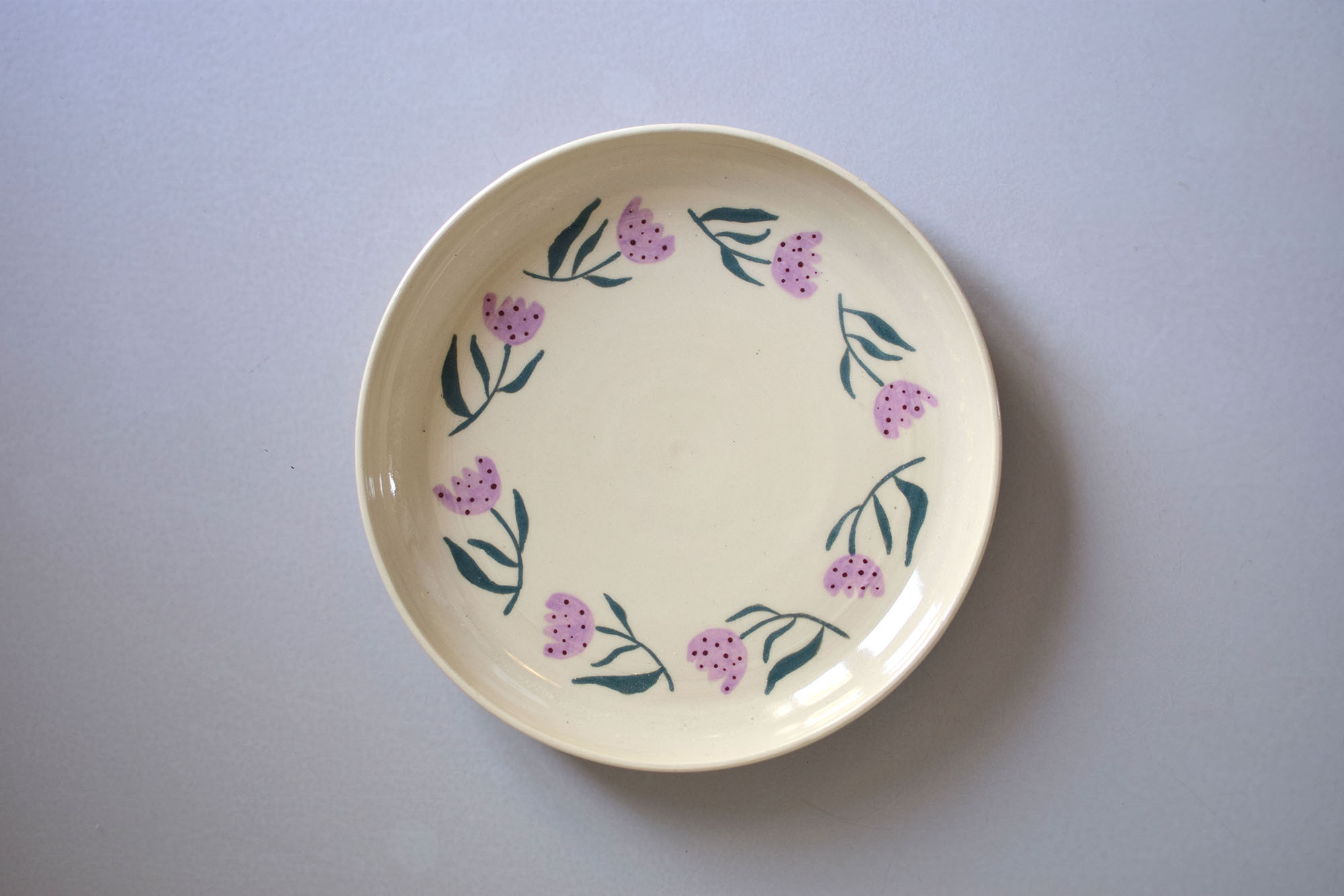 Grote bloemen schaal - Afbeelding 2