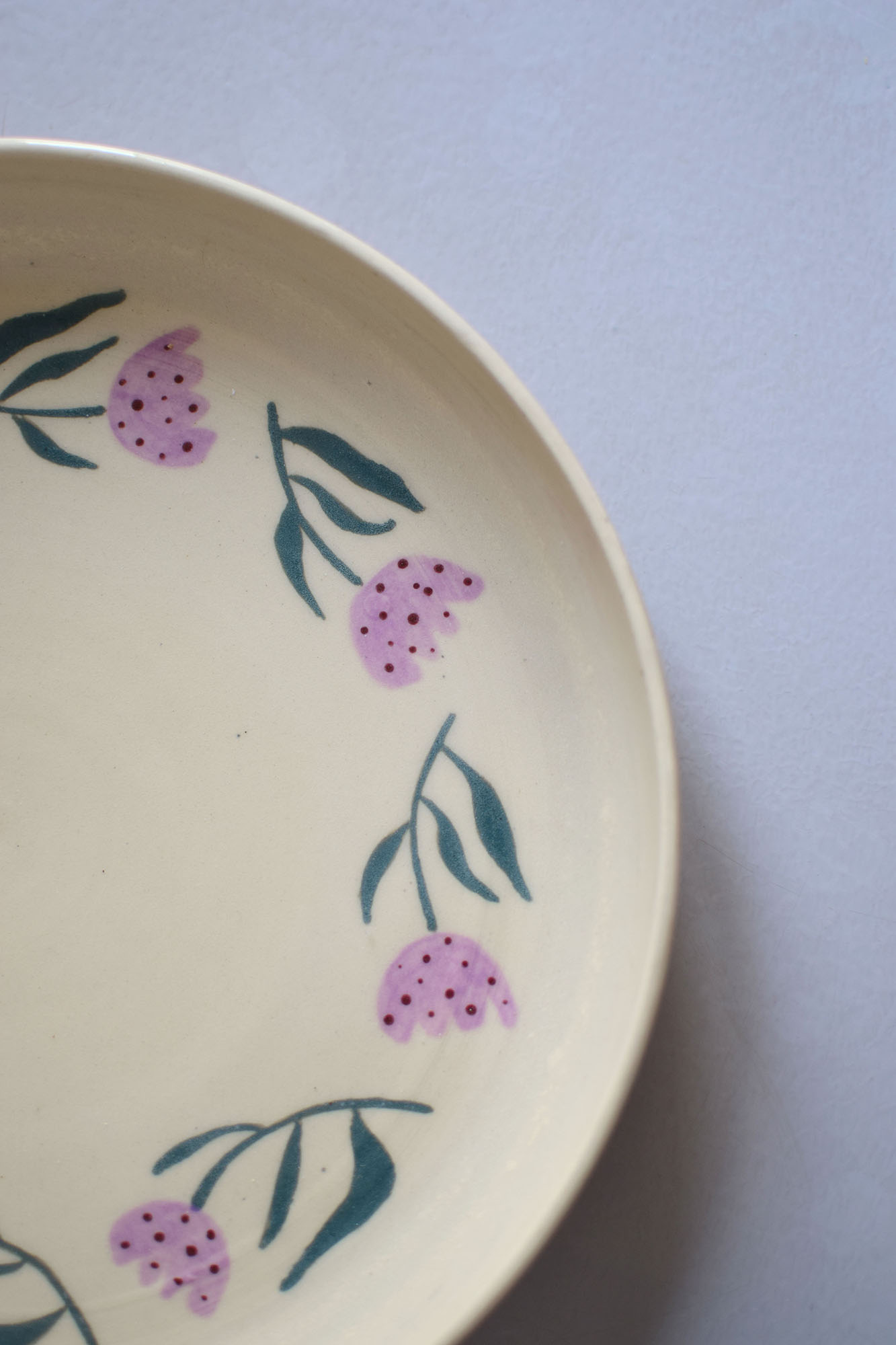 Grote bloemen schaal - Afbeelding 3